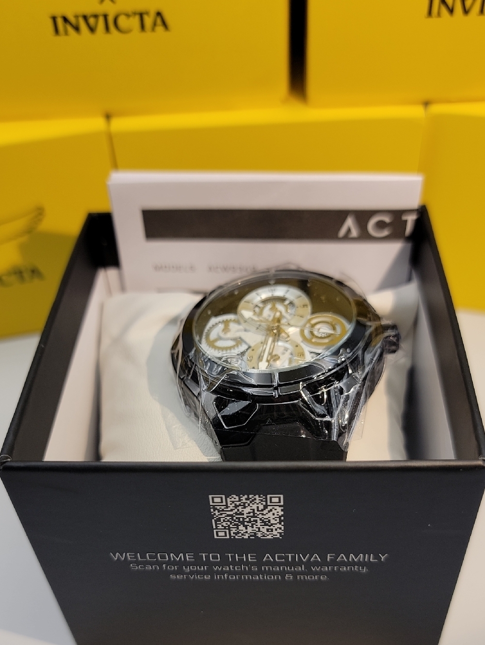 NWT Activa Drift X Invicta Men's Sport Watch - 44mm. Black Silver ACW9349-003 - Picture 12 of 12